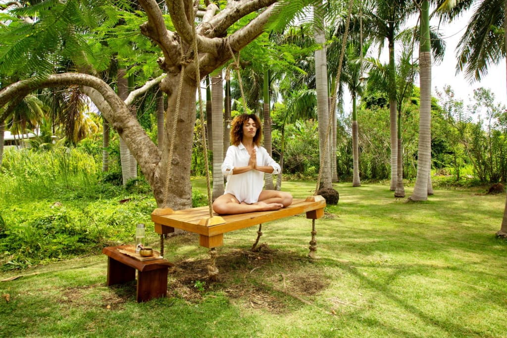 Melia Punta Cana Beach meditation in swing